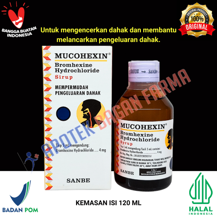 Mucohexin Sirup 120 Ml Lazada Indonesia