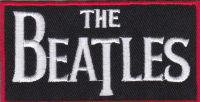 iron on patch Embroidery The Beatles Band Music Cult 8x4cm เพลง วงดนตรี ตัวรีด เย็บติดผ้าประเทศไทย โลโก้ปัก มีกาวสำหรับรีด ตกแต่งเสื้อผ้า