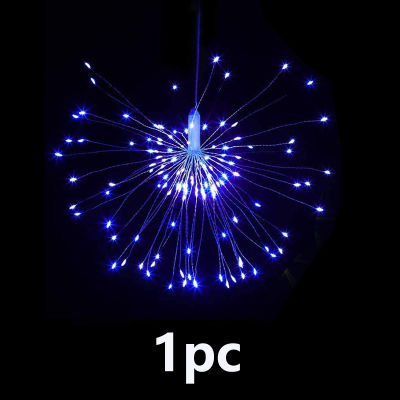 Firework Lights Led Fairy Light Copper Wire Starburst String Lights 8 Modes Battery Operated with Remote Wedding Christmas Decor