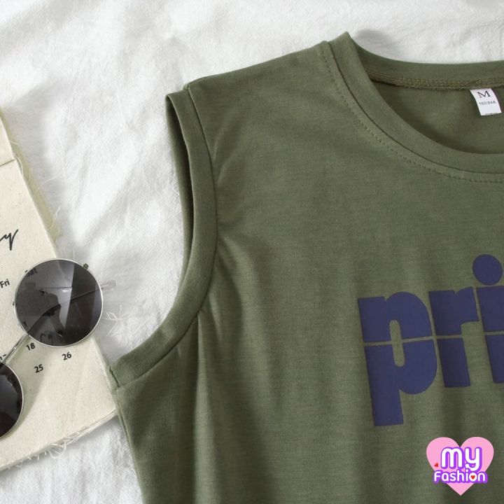 myf-มาใหม่-เสื้อยืดแฟชั่นแขนกุด-คอกลม-ลาย-prince