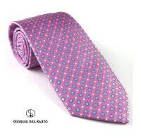 Giorgio Del Sarto Necktie Pink Fabric Texture เนคไทสีชมพูมีเท็กเจอร์