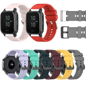 For Garmin Forerunner Sq2 Music 20mm Loop Silicone Watch Band