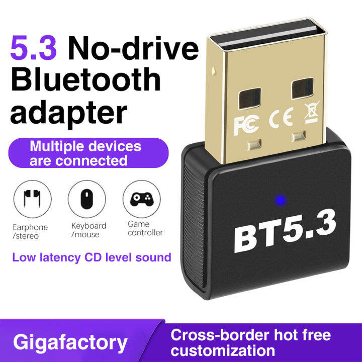 Adattatore Bluetooth 5.0 Trasmettitore/Ricevitore Audio - Per AUX, RCA, USB, PC, Auto, TV Con Ricarica USB-C