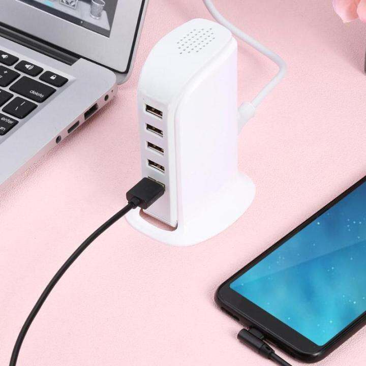 Wall Charger 5-Port USB Fast Charger 5V4A Porous USB Travel Charger ...