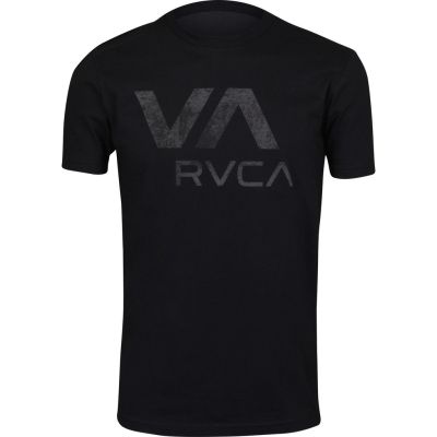 RVCA logo graphic cotton O-neck T-shirt for men