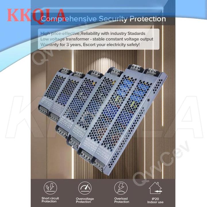 qkkqla-200w-dc12v-16-0a-dc24v-8-3a-ultra-thin-led-power-supply-lighting-transformers-adapter-switch-200w-ac110-265v-for-led-strips