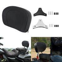 Black Motorcycle Sissy Bar Backrest Pad For Harley Tou Street Glide Road King Road Glide 1996-Later