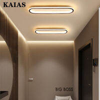 KAIAS ไฟ Led ทรงสี่เหลี่ยมสำหรับห้องครัวบ้านตกแต่งโคมระย้าห้องรับประทานอาหารห้องนอนโคมไฟเซนเซอร์ไฟเพดานทันสมัยสำหรับห้องนั่งเล่น