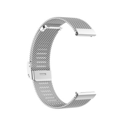 GT3สำหรับนาฬิกา Huawei 46Mm มิลานโลหะเหล็กตาข่ายหัวเข็มขัดสายนาฬิกาข้อมือ (เงิน)
