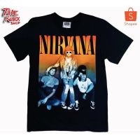 เสื้อวง Nirvana SP-213 เสื้อวงดนตรี เสื้อวงร็อค เสื้อนักร้อง เกรด หด