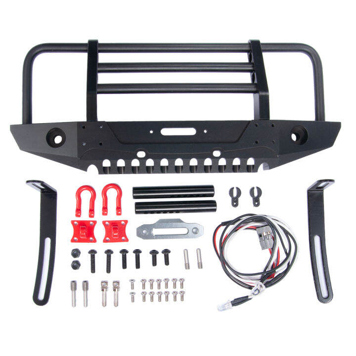 yeahrun-metal-front-amp-rear-bumper-with-rescue-trailer-hook-mount-set-led-light-for-traxxas-trx-4-trx4-110-rc-crawler-car-parts