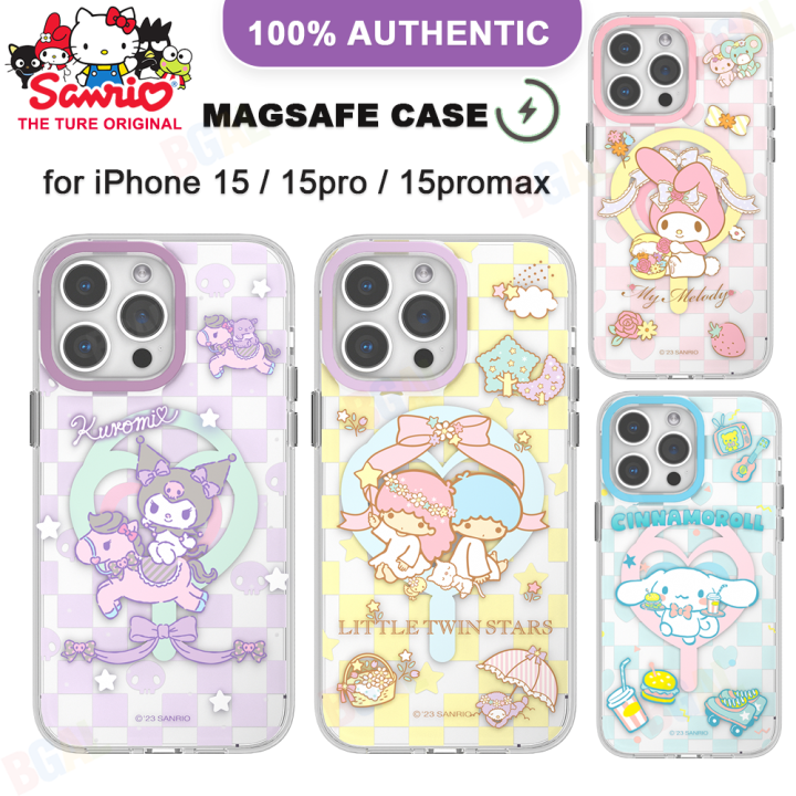 100% Authentic Sanrio Kuromi Case for iPhone15 Casing Cinnamoroll 15pro ...