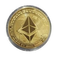 【CC】✁◄ﺴ  Antique Collection Collectibles Ethereum Non currency Imitation Plated Commemorative coins Souvenir Metal Gold