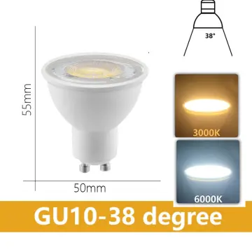 1-10PCS Led Spotlight GU10 3W 5W 6W 7W 38 Degree Lighting Bulb 220V Indoor  Lighting