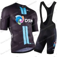 2023 Team D Cycling Jersey Set Netherlands Team Cycling Clothing Men Road bike Shirts Suit Bicycle Bib Shorts MTB Riding Wear