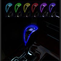 Honda Toyota Perodua Proton Benz Nissan Automatic gear Manual transmission Touch Activated Multi-color Gear Shift Knob LED Light Car Logo Gear Shift Knob Lever