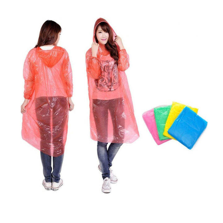 Disposable plastic raincoat emergency thin plastic disposable raincoat