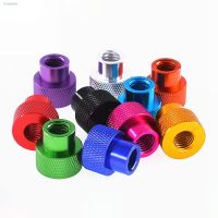 ✤ 2Pcs UNC 6 -32 1/4-20 3/8-16 Thread Through Hole Hand Tighten Nut Aluminum Knurled High Step Thumb Nut For RC Models Anodized