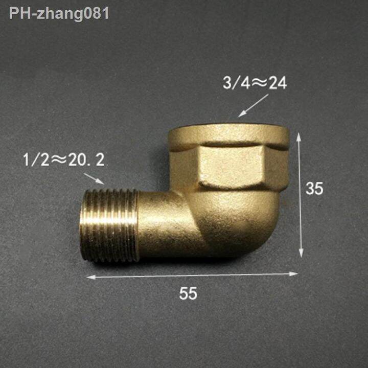 brass-90-degree-elbow-dn15-1-2-quot-bsp-male-to-male-3-4-quot-bsp-female-reducer-pipe-fitting-adapter-coupling-connector