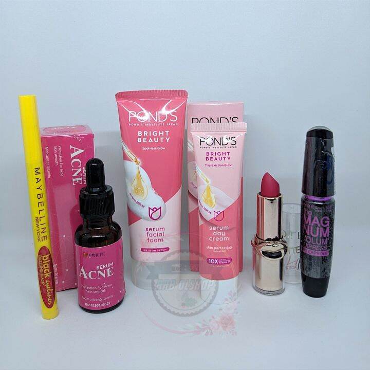 DIARY KOSMETIKU Paket Hemat 6 IN 1 POND'S Mascara Hitam Hiper Curl