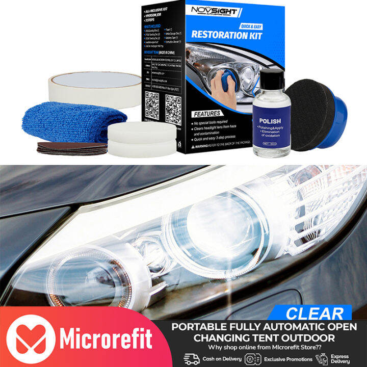 Microrefit NOVSIGHT Headlight Repair Kit Repair and Protect Headlight