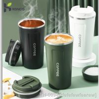 ▣ rfefefewfeerew 380/510ml garrafa térmica copo duplo caneca de café aço inoxidável à prova vazamento viagem vácuo isolado água