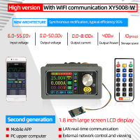 DC-DC บั๊กแปลง CC CV 0-50โวลต์8A 400วัตต์โมดูลพลังงานปรับควบคุมห้องปฏิบัติการแหล่งจ่ายไฟตัวแปร WIFF APP