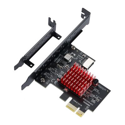 PCIE USB 3.1 GEN2 Type-E Expansion Card,10Gbps PCI Express 3.0 1X to 20Pin Front Panel Type C Connector for Windows 10/8