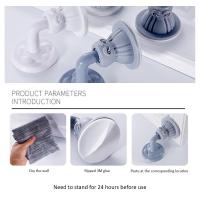 Door Stopper Holder Catch Floor Fitting for Home Bedroom Toilet Hardware Wall Protectors ABS Silicone Suction Type Silent Decorative Door Stops