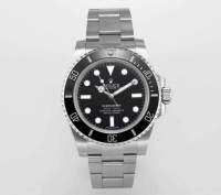 ZZF V2 &amp; V3 Rolex_Submariner ไม่มีวันที่114060 SS 904L หน้าปัดสีดำสวิส3130