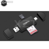 ♝♟▥  3 in 1 USB 2.0 A Micro TF SD Card Reader OTG Type-C Card Reader Type C USB Combo to 2 Slot for Smartphone for PC