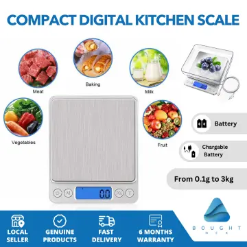Usb Rechargeable Kitchen Food Scale With Lcd Display - Grams And Ounces For  Weight Loss, Baking, Cooking, Keto, And Meal Prep - Max Capacity / - Temu