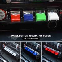 ¤ 4PCS Car Central Control Panel Button Decoration Cover for 2015-2020 Ford Mustang Car Interior Modification Car Accessories