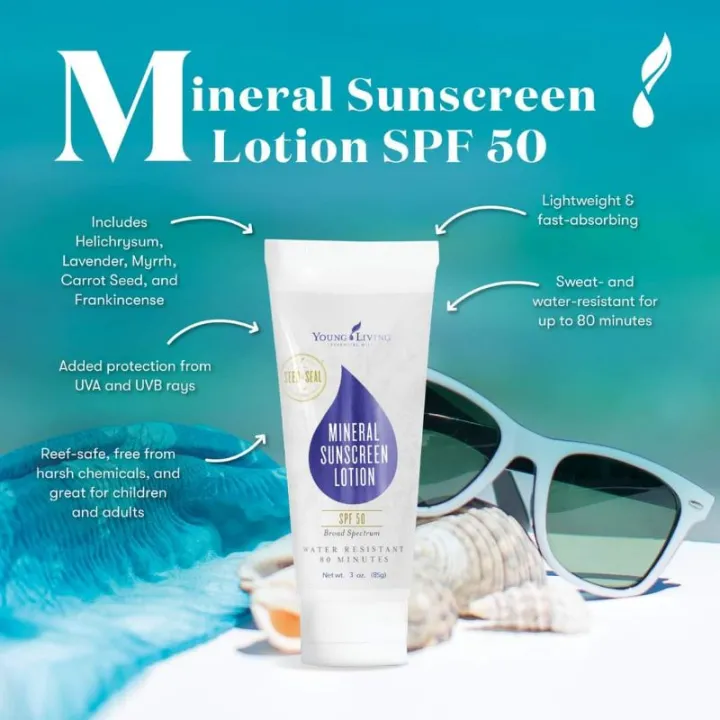 Mineral Sunscreen Lotion SPF 50 by Young Living Lazada PH