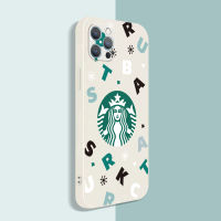 สำหรับ OPPO A16 A94 A53 A15 A12 AX7 A52 A72 A92 A74 A54 5G กรณี Starbucks กาแฟน่ารักตุ๊กตาหมีเลนส์ป้องกันเลนส์กรอบขอบ