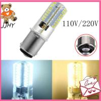 JJHY โคมไฟ LED คริสตัล BA15D หลอดไฟคอร์นสำหรับเครื่องเย็บผ้า64SMD 2.6W 110/120V