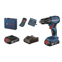 สว่านไร้สาย (พร้อมแบตเตอรี่+ชุดดอกสว่าน/ดอกไขควง) BOSCH GSB185-LI SET+ACE23 13 มม. 18 โวลต์CORDLESS DRILL (BATTERY+DRILL/SCREWDRIVER BITS) BOSCH GSB185-LI SET+ACE23 13MM 18V **มีบริการชำระเงินปลายทาง**