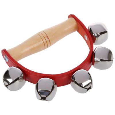 Tambourine Handbell Baby Kid Child Early Educational Musical Instrument Rhythm Beats Shaking Small Jingle Bell Toy Tool