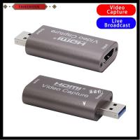 FAHEEMIDEN กล้องอะลูมินัมอัลลอยถ่ายทอดสด Grabber USB 3.0เกมบันทึกวิดีโอการ์ดบันทึก HDMI-เข้ากันได้