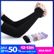 Găng tay chống nắng xỏ ngón Aqua-X Lets Slim