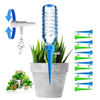 【☊HOT☊】 yongb พืชดอกเครื่องรดน้ำต้นไม้อัตโนมัติ12ชิ้น/ล็อตอุปกรณ์ทำสวนแบบระบบการให้น้ำในตัวเองอุปกรณ์รดน้ำเอง