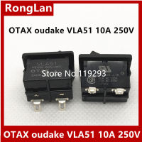 Qizaotia VLA51 Oax Oudake นำเข้าจากญี่ปุ่นสวิตช์โยก250V 10A 2ฟุต2เกียร์ดัดสีเงินหน้าสัมผัส50ชิ้น/ล็อต