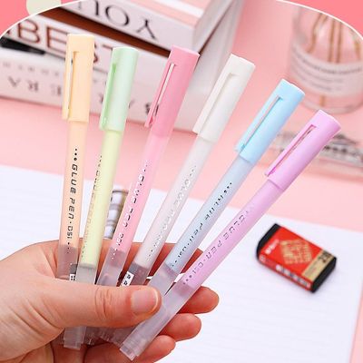 Solid Glue Stick Pen Shape Candy Color Quick-drying High Viscosity Creative Students Stationery