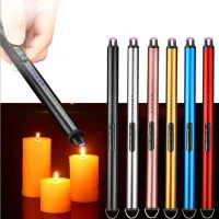 ◎☸✻ Plasma Electric Lighter Pulse USB Rechargeable Lighter Windproof Kitchen Tool Igniter Candle Outdoor Portable Lighter Mens Gift