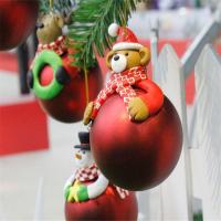 New Year Decorations Christmas Ornaments Balls Santa Claus Elk Christmas Tree Xmas Home Gift Party Hanging Ornament PendantQ