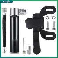 WLVYH ขายึดที่ปั๊มจักรยานแรงดันสูงพกพาแบบ Presta และวาล์วจุกใหญ่120PSI ที่สูบลมจักรยานที่สูบลมจักรยาน