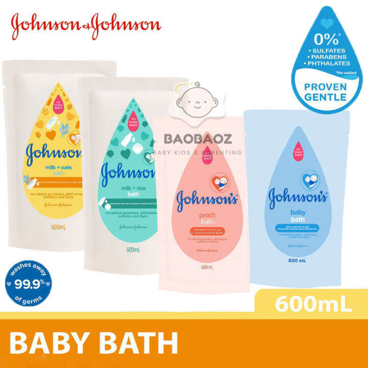 Johnson's Baby Bath Refill Pack (600ml) Lazada