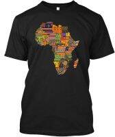 Africa Traditional Pattern Map Tee T-Shirt Men Famous Clothing Cotton Size Make Your Own Shirt