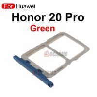 【✱2023 HOT✱】 ganghuang44704037 สำหรับ Huawei Honor 20 Lite Pro 20i ไมโคร SD นาโนซิมการ์ดถาดใส่ซิมผู้ถืออะไหล่สำหรับ20pro Honor