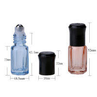 Small Glass Dropper Bottles Octagonal Aroma Jars Glass Roll-on Bottles Refillable Fragrance Bottles Miniature Perfume Bottles